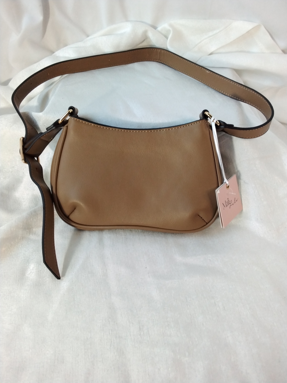 Mali + Lili Vegan Women’s Tan Shoulder Bag - Sleek Everyday Tote